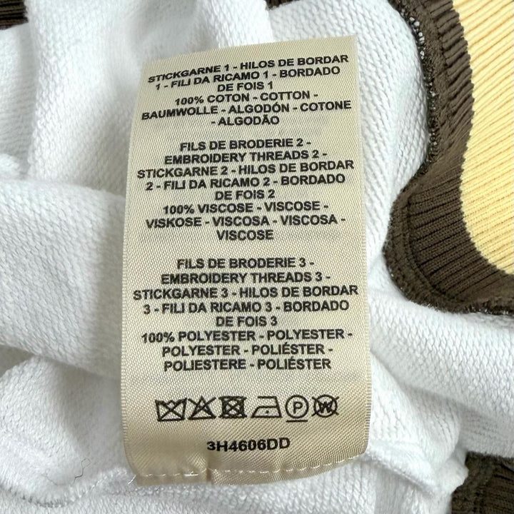 未使用品★HERMES エルメス 23AW 3H4606DD コットン100％ フィギュール アーティスティック スウェット ホワイト 38 イタリア製