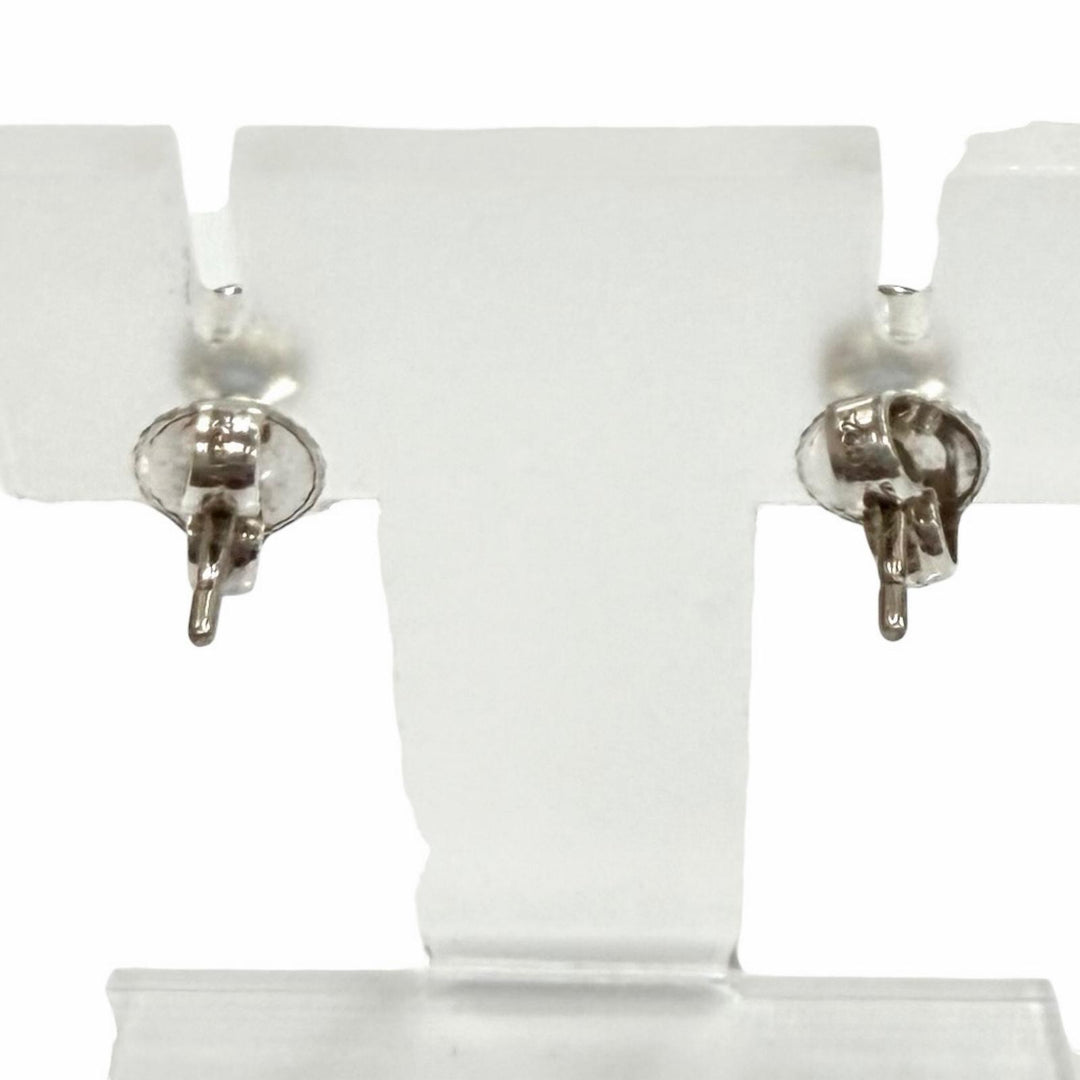 美品★TIFFANY&amp;Co. ティファニー エルサペレッティ カラー バイザヤード ピアス AG925 アクアマリン シルバー ブルー 総重量1.0g
