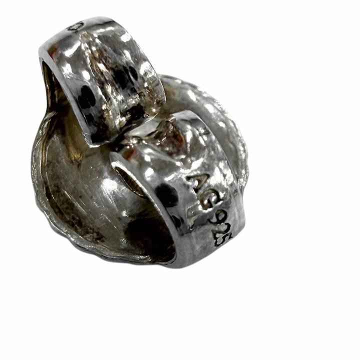 美品★TIFFANY&amp;Co. ティファニー エルサペレッティ カラー バイザヤード ピアス AG925 アクアマリン シルバー ブルー 総重量1.0g