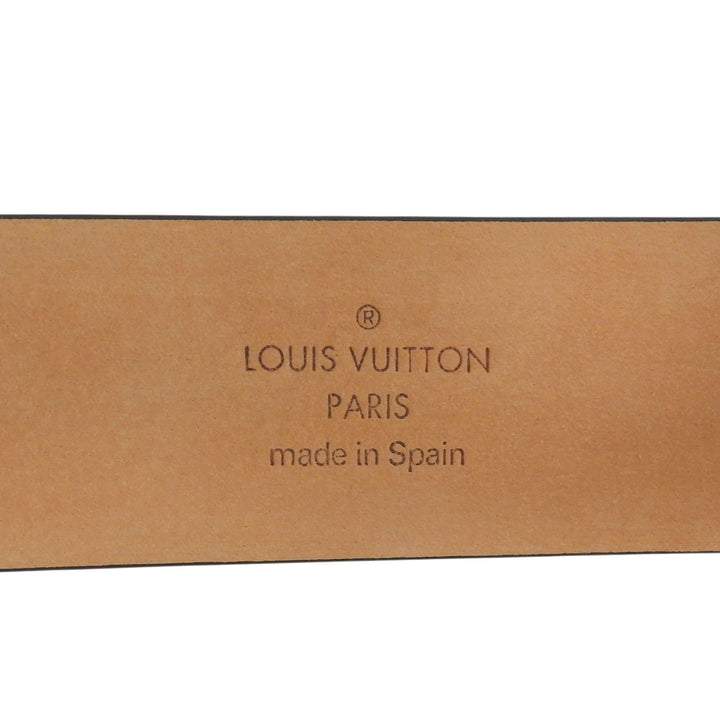 極美品▲LOUIS VUITTON ルイヴィトン サンチュール モノグラム モノグラムキャンバス モノグラム ベルト ゴールド金具 フランス製 メンズ