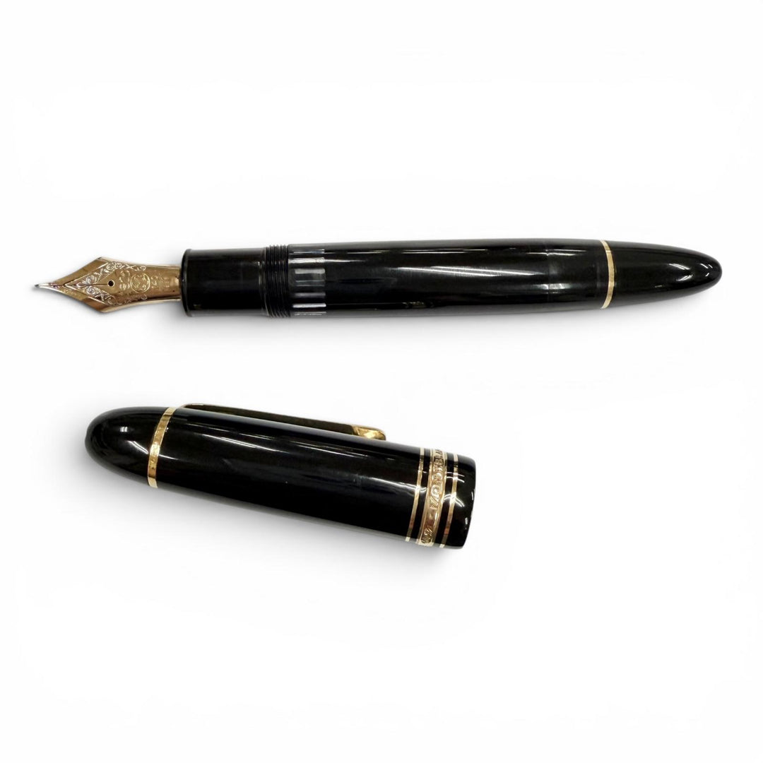 美品▼MONTBLANC モンブラン ヴィンテージ マイスターシュテュック 149 ペン先14K EFニブ 超希少 1960年代 ホワイトスター 万年筆 ドイツ