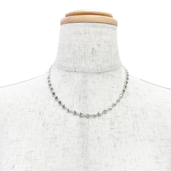 美品△TIFFANY&amp;Co. ティファニー ヴィンテージ パフハート ネックレス アクセサリー 925 シルバー 重量16.6g レディース イタリア製