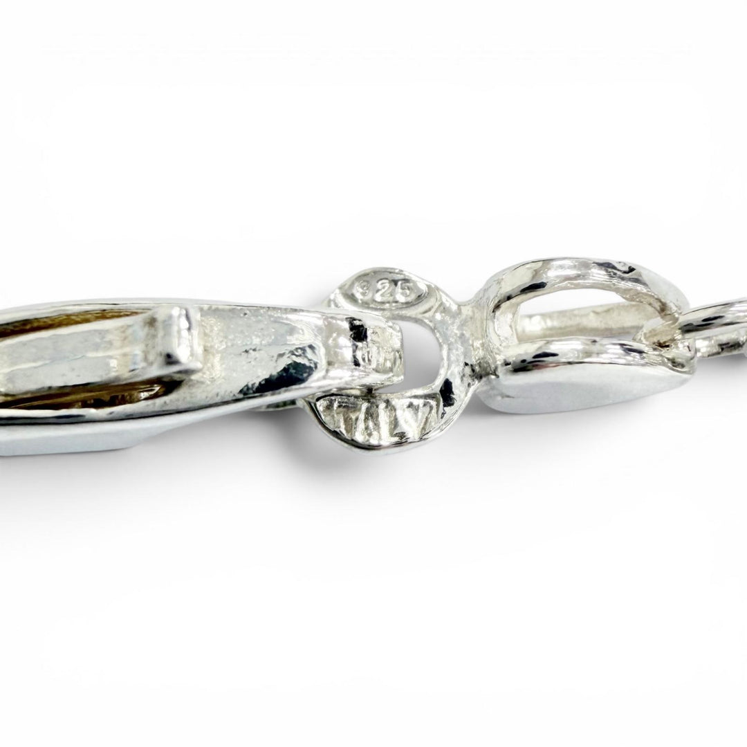 美品△TIFFANY&amp;Co. ティファニー ヴィンテージ パフハート ネックレス アクセサリー 925 シルバー 重量16.6g レディース イタリア製