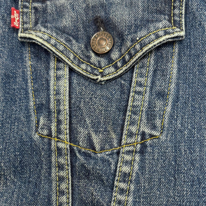良品▼Levis リーバイス ヴィンテージ 70557-0006 ビッグE バレンシア工場 90s 3rdタイプ デニムジャケット 40 557XX USA製 正規品