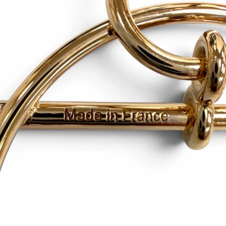 極美品★HERMES エルメス 2022年製 ピアス エシャペ PM AU750(PG) アクセサリー ピンクゴールド フランス製 重量8.23g レディース
