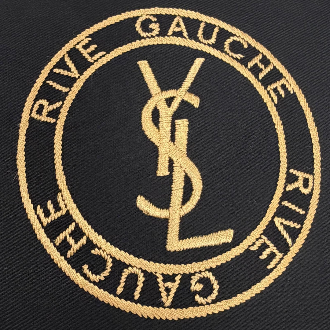 極美品▼SAINT LAURENT PARIS サンローランパリ 734682 キャンバス レザー リヴゴーシュ スリングバッグ ワンショルダーバッグ 保存袋付