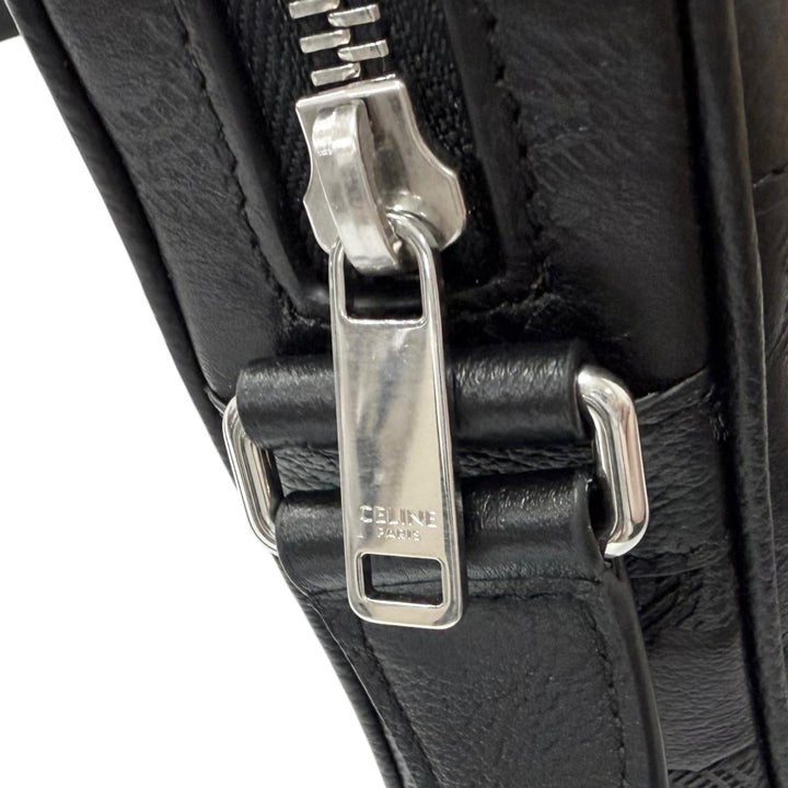 極美品□CELINE セリーヌ 117003FS3 Horizontal Messenger レザー トリオンフ ミディアム メッセンジャー ショルダーバッグ イタリア製