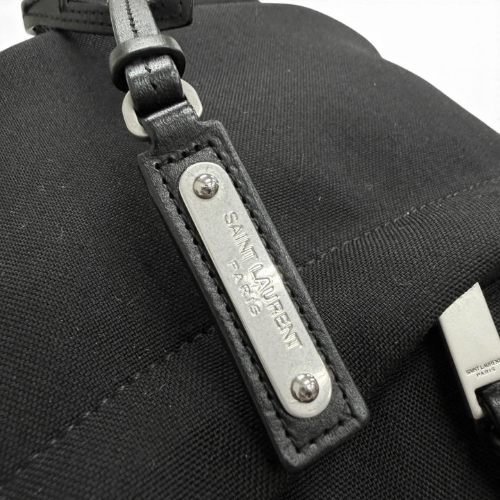 美品□SAINT LAURENT PARIS サンローランパリ 534967 シティ サンローラン キャンバス レザー リュックサック イタリア製 保存袋付き