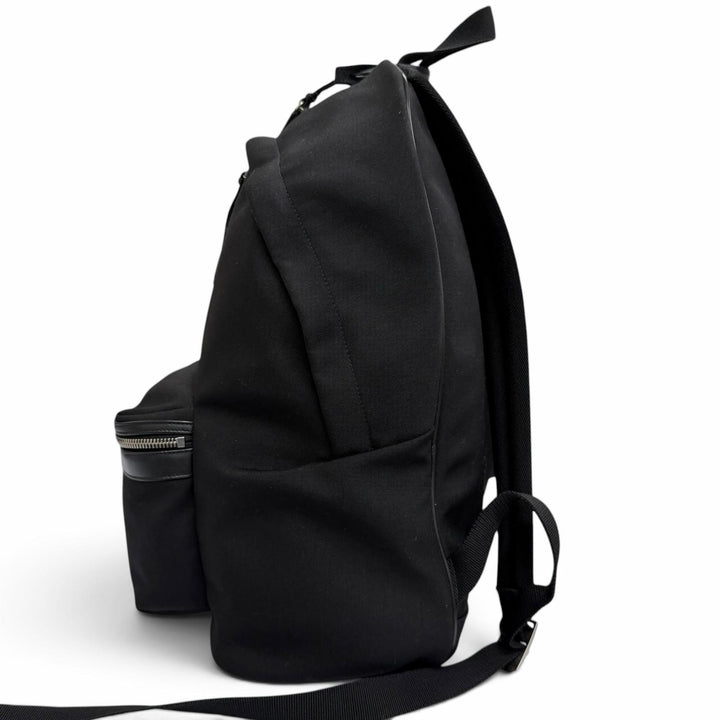 美品□SAINT LAURENT PARIS サンローランパリ 534967 シティ サンローラン キャンバス レザー リュックサック イタリア製 保存袋付き