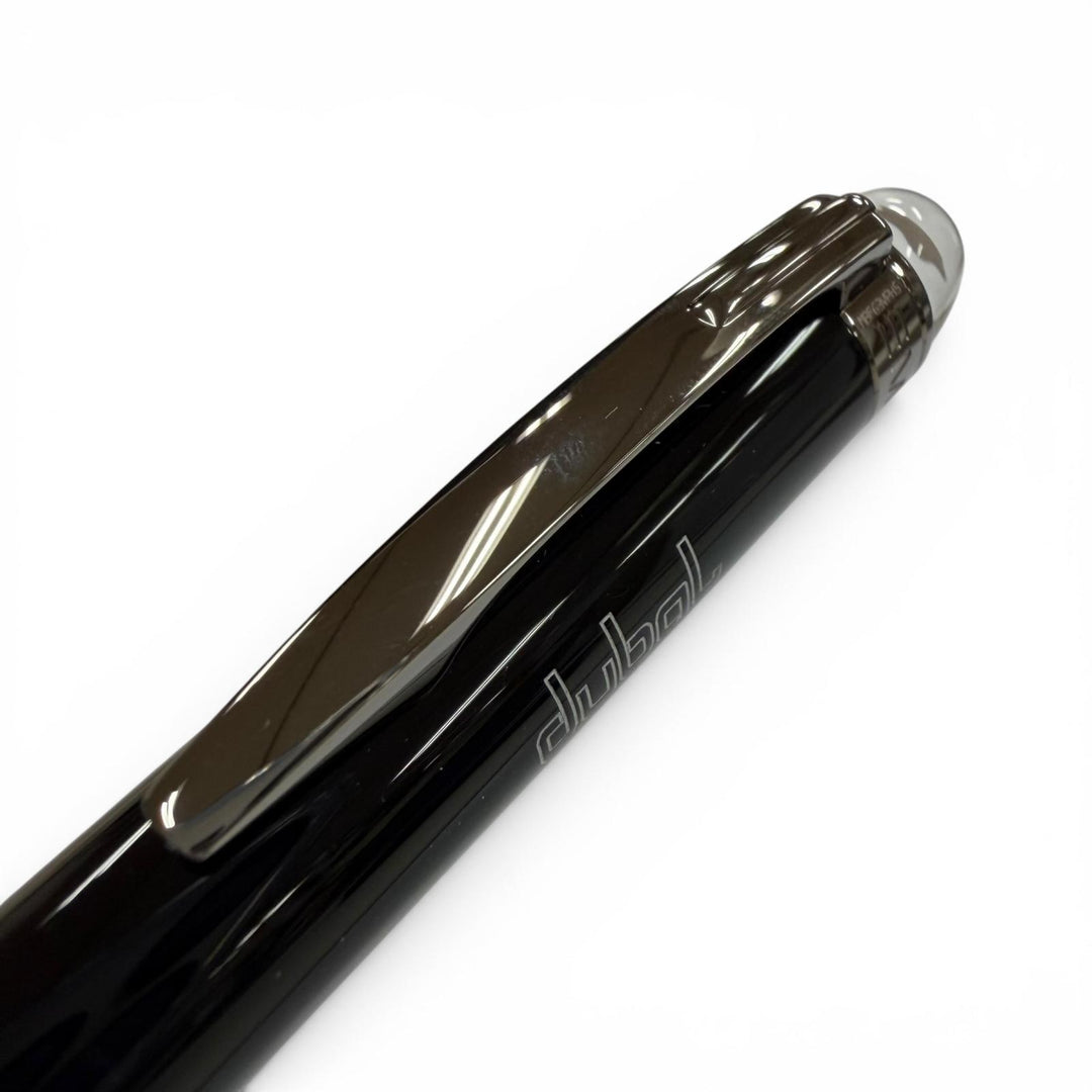 極美品▼MONTBLANC モンブラン スターウォーカー ホワイトスター ツイスト式 ボールペン ミッドナイトブラック ガンメタリック 筆記◎