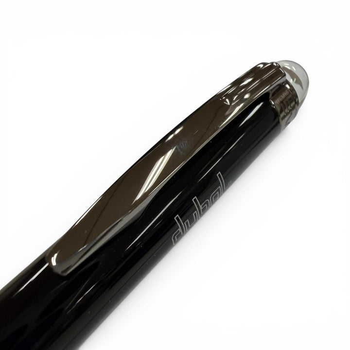 極美品▼MONTBLANC モンブラン スターウォーカー ホワイトスター ツイスト式 ボールペン ミッドナイトブラック ガンメタリック 筆記◎