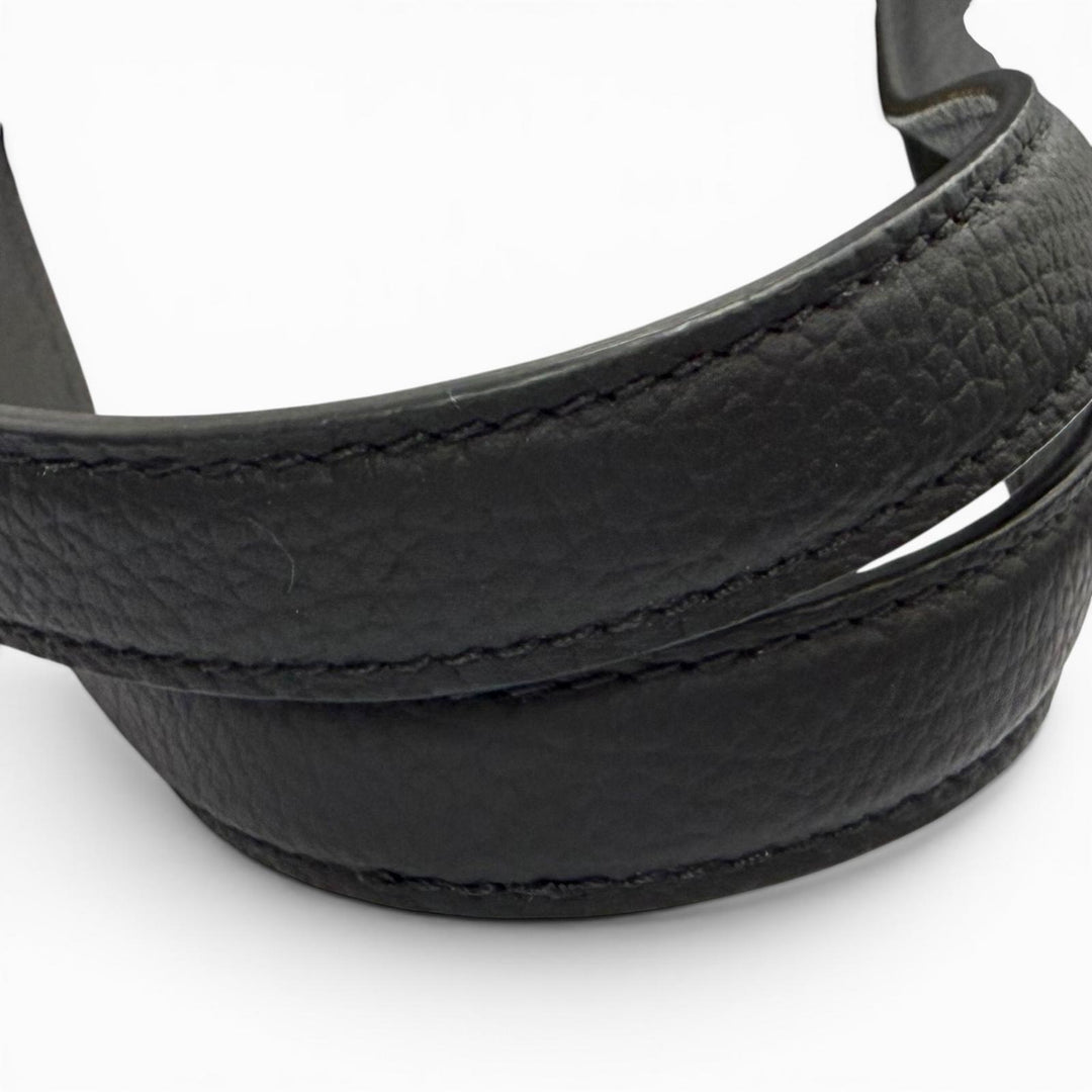 極美品★MARNI マルニ BMMP0150U0P8185 マルニ トランカルー ロゴ金具 レザー 2WAY トートバッグ ブラック 伊製 定価399300円 袋付