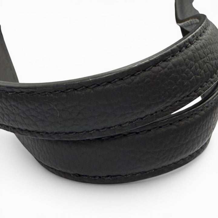 極美品★MARNI マルニ BMMP0150U0P8185 マルニ トランカルー ロゴ金具 レザー 2WAY トートバッグ ブラック 伊製 定価399300円 袋付