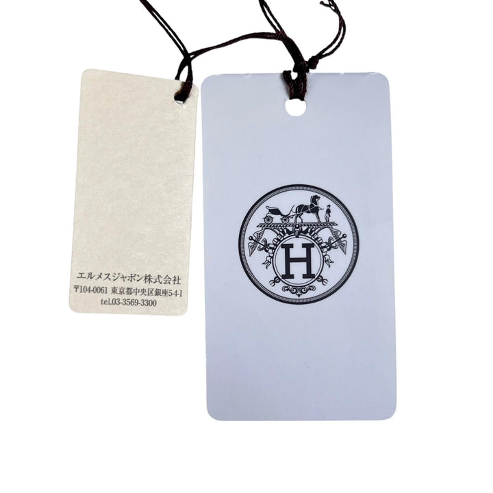 未使用品▲HERMES エルメス カシミヤ100% カザック・ジグザグ フリンジ付 マフラー レッド オレンジ イタリア製 レディース