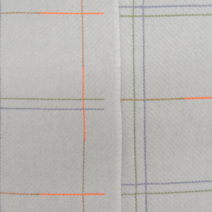 極美品▲HERMES エルメス クラン ブロデ ベルリンヌ カシミヤ100% ロゴ刺繍 フリンジ付き マフラー ライトグレー イタリア製 メンズ