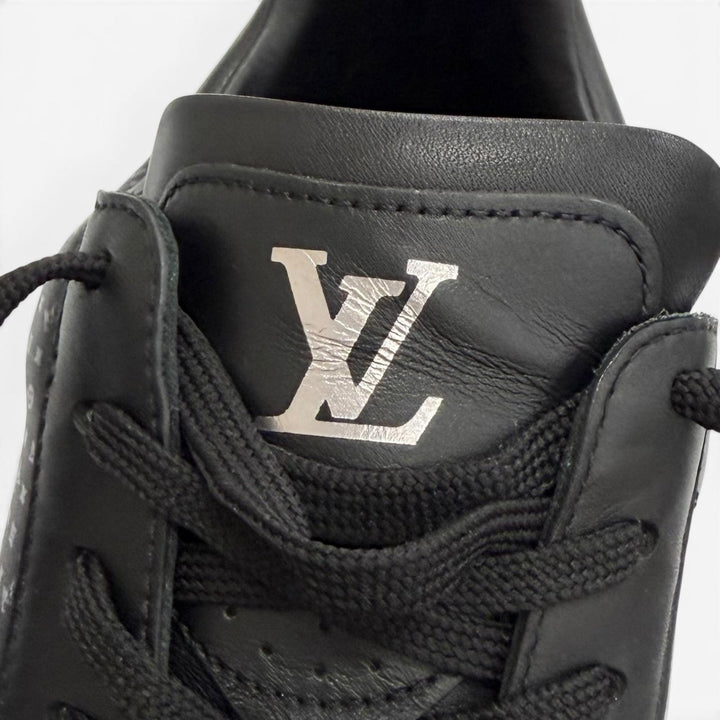 極美品△LOUIS VUITTON ルイヴィトン 2025年 1AHQYA ビバリーヒルズ スニーカー マイクロモノグラムパターン ブラック 7.5 定価172700円