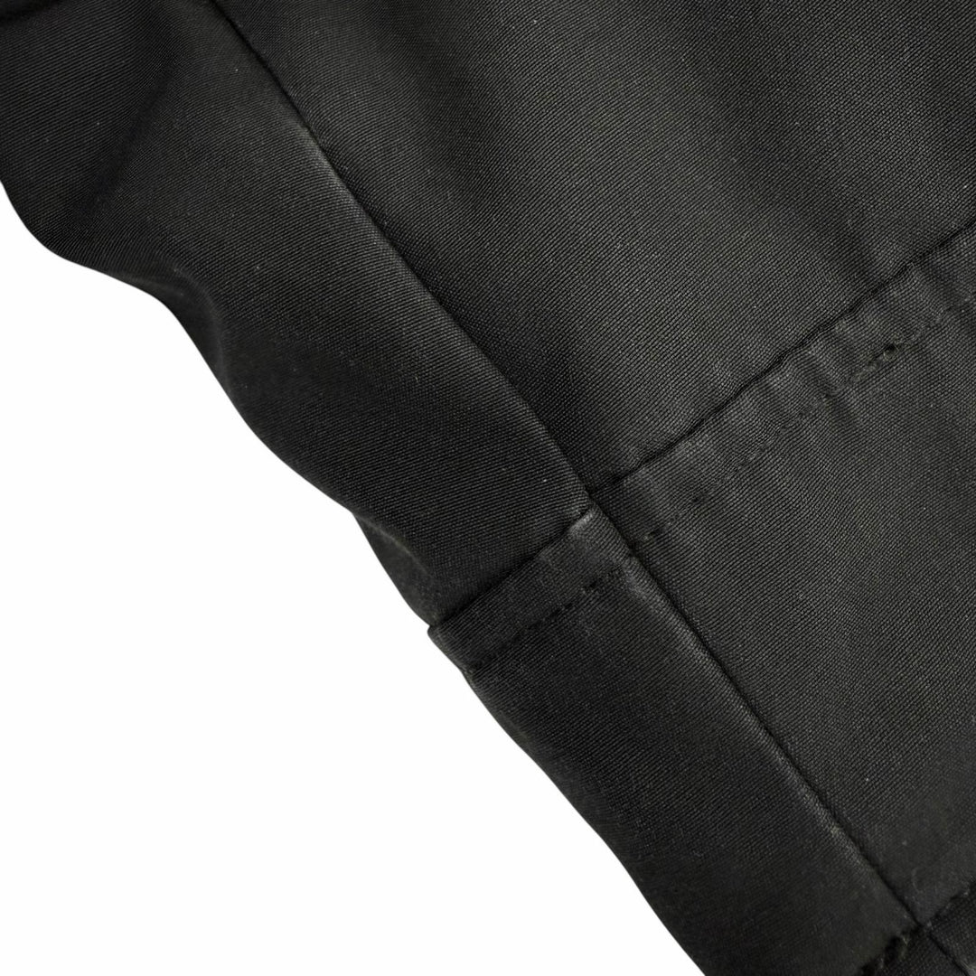 美品◇CANADA GOOSE カナダグース 2300JL CHARLOTTE PARKA ロゴワッペン ファー フード付き ダウンジャケット 黒 M 正規品 レディース