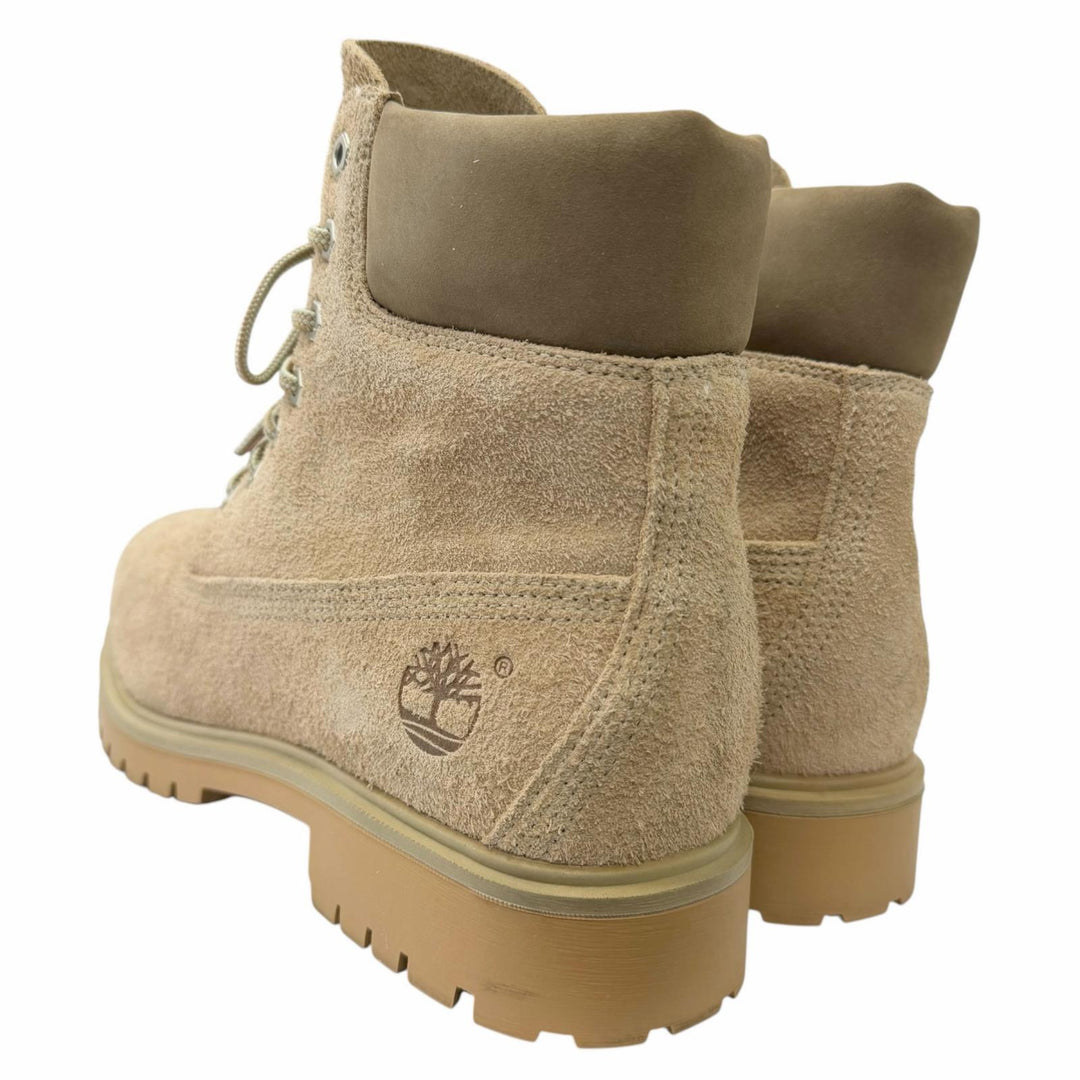 極美品□Timberland ティンバーランド TB0A6CH6EUP 6 IN LACE WATERPROOF BOOT スウェードレザー アンクルブーツ ベージュ 27 メンズ