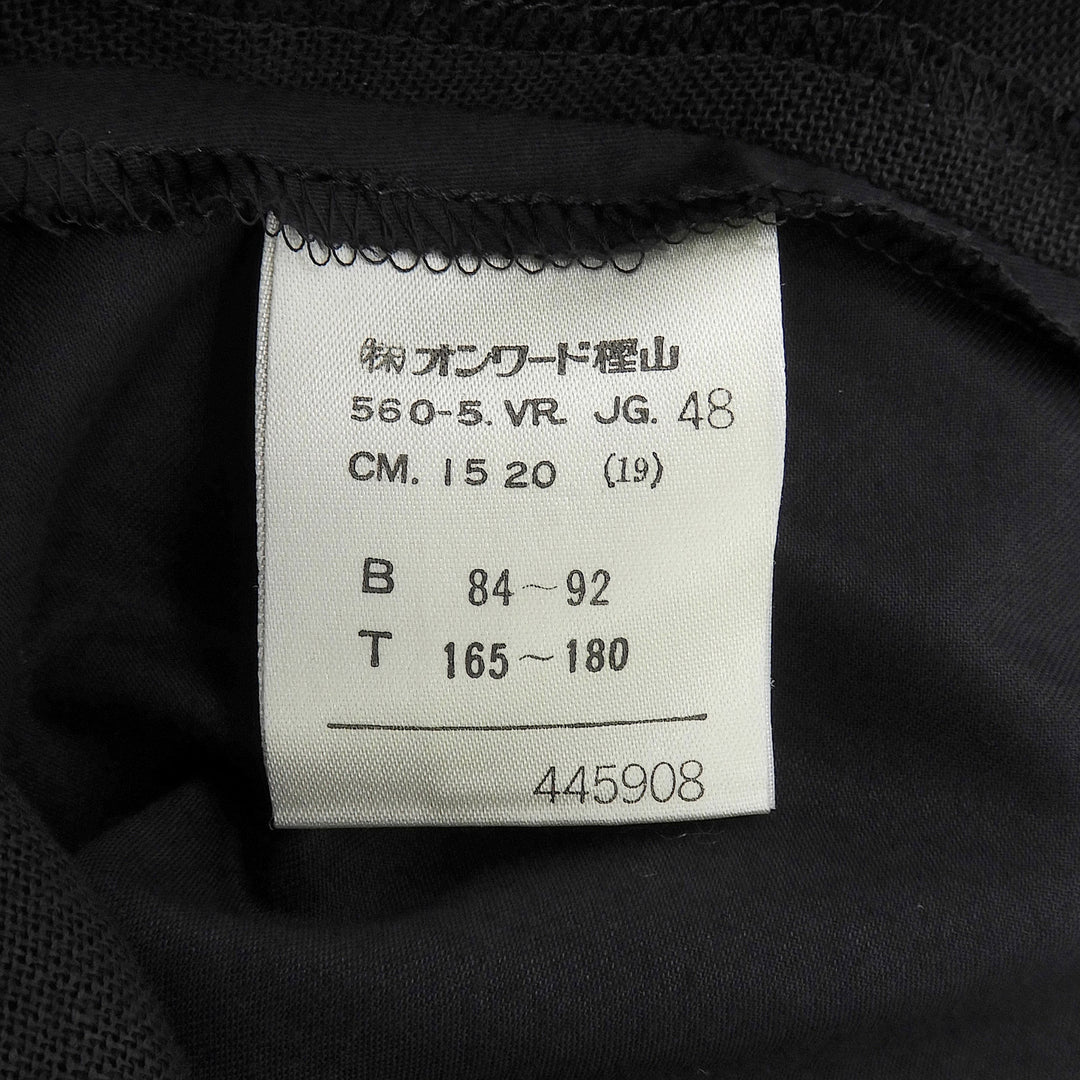極美品▲Jean Paul GAULTIER HOMME ジャンポールゴルチエ オム リネン100% ステッチワーク ジレ ベスト ブラック 48 日本製 正規品 メンズ