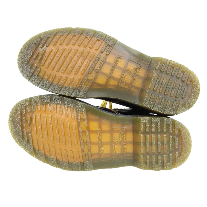 未使用品▲Dr.Martens ドクターマーチン 1460 PASCAL 8ホール ブーツ イエローステッチ レザーブーツ ボルドー UK5 メンズ 箱付き
