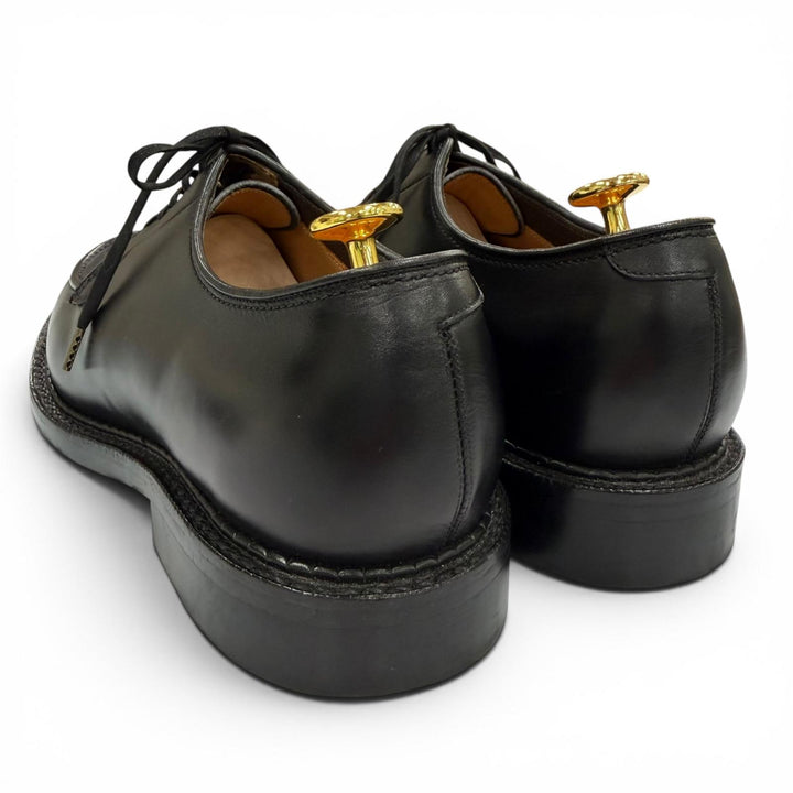 美品▼The Ruttshoes&amp;Co. ラッドシューズ RIDLEY レザー 168Mラスト Uチップ レースアップ レザーシューズ ブラック 7.5 メンズ 箱付き