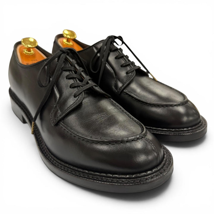美品▼The Ruttshoes&amp;Co. ラッドシューズ RIDLEY レザー 168Mラスト Uチップ レースアップ レザーシューズ ブラック 7.5 メンズ 箱付き