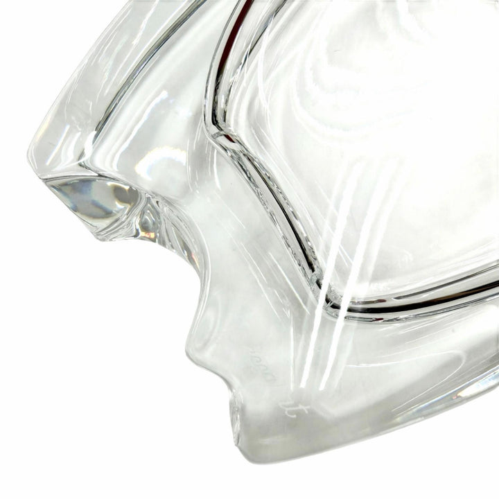 美品◇Baccarat バカラ オセマニア ガラス フラワーベース 花瓶 インテリア クリア エメラルドグリーン レディース 箱付き