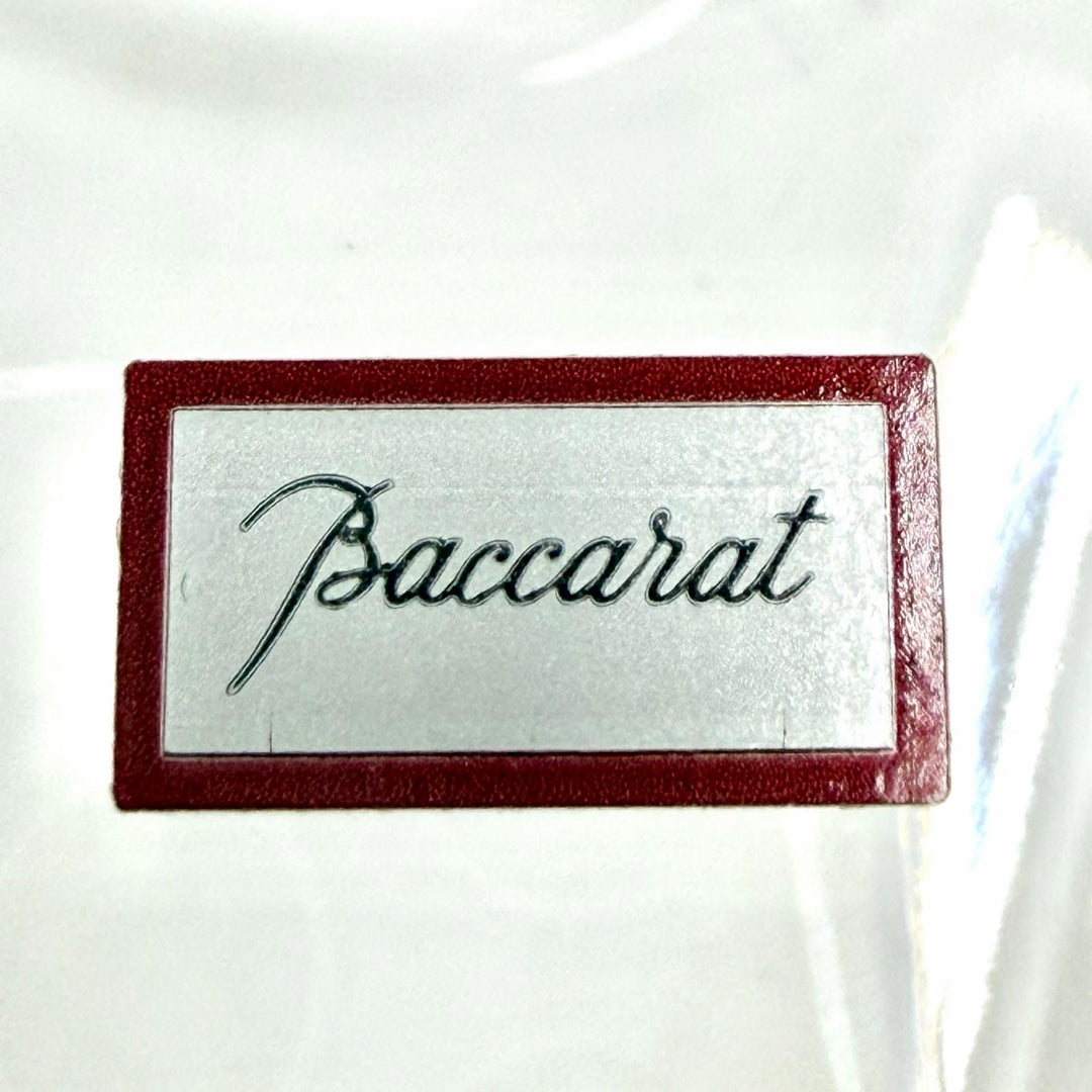 美品◇Baccarat バカラ オセマニア ガラス フラワーベース 花瓶 インテリア クリア エメラルドグリーン レディース 箱付き