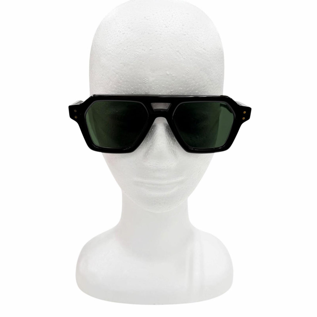 極美品◇NATIVE SONS Team Ikuzawa ネイティブサンズ チームイクザワ TETSU ツーブリッジ サングラス 50.6□19.3 144 度入 日本製 メンズ