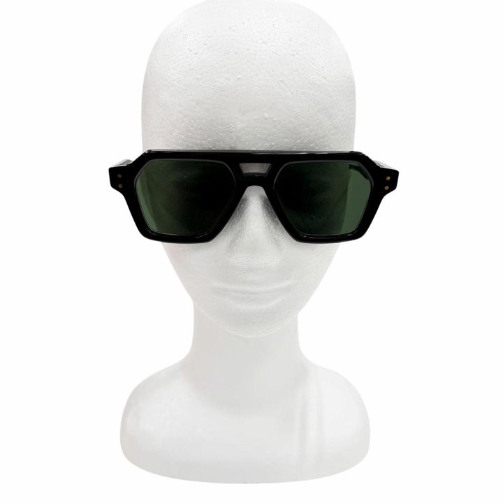 極美品◇NATIVE SONS Team Ikuzawa ネイティブサンズ チームイクザワ TETSU ツーブリッジ サングラス 50.6□19.3 144 度入 日本製 メンズ