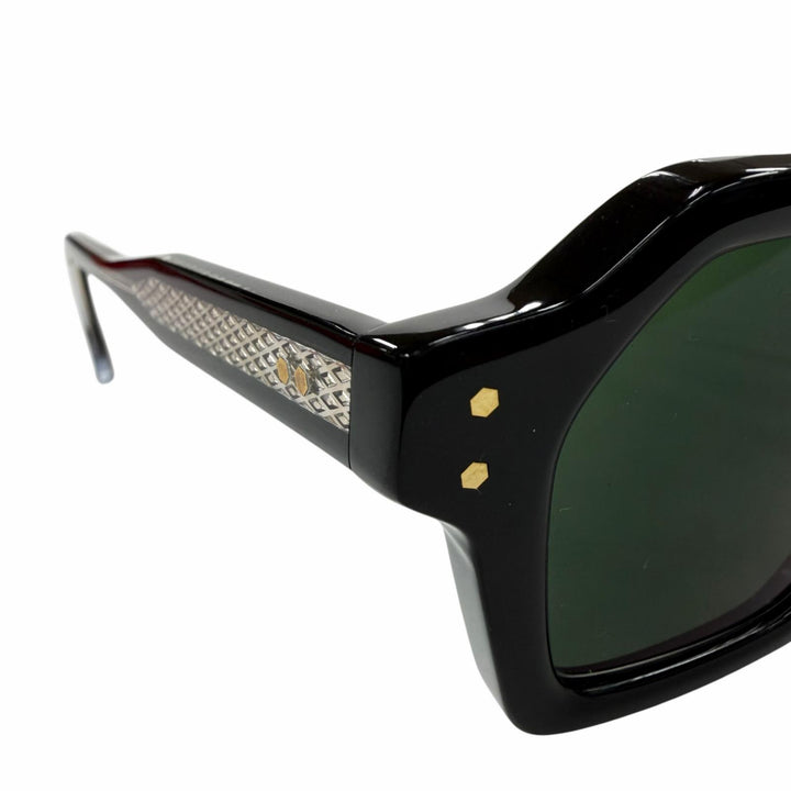 極美品◇NATIVE SONS Team Ikuzawa ネイティブサンズ チームイクザワ TETSU ツーブリッジ サングラス 50.6□19.3 144 度入 日本製 メンズ