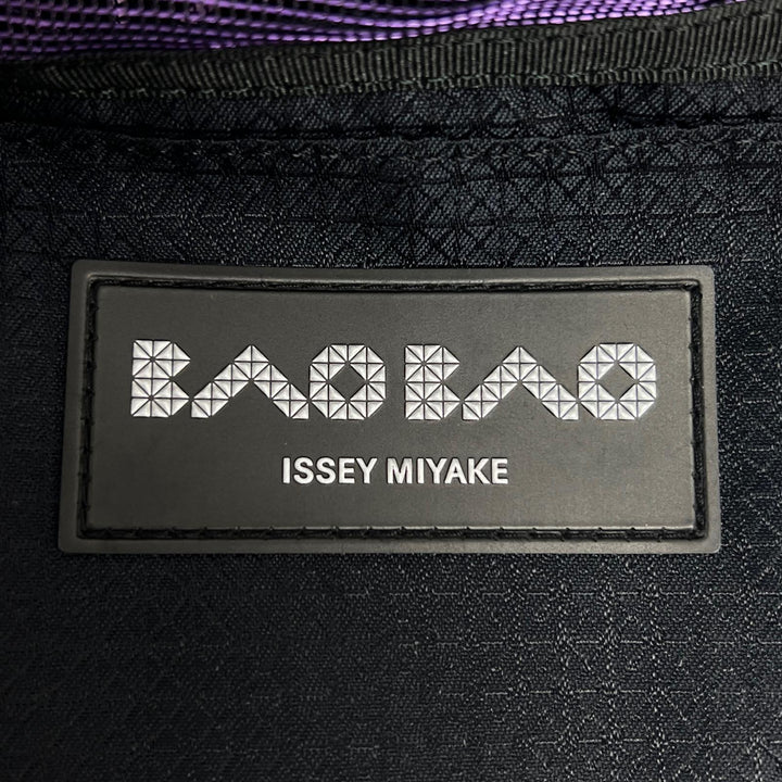 極美品▲BAOBAO ISSEY MIYAKE バオバオ イッセイミヤケ BB33AG610 CARAT カラット ミニ ハンドバッグ パープル 日本製 正規品 レディース