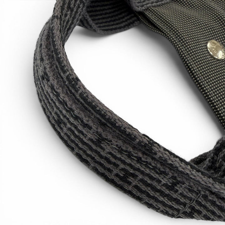 美品☆HERMES エルメス エールライン MM シルバー金具 セリエ金具 キャンバス トートバッグ ハンドバッグ グレー フランス製 レディース