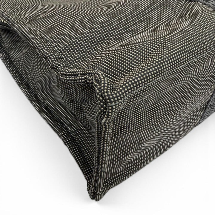 美品☆HERMES エルメス エールライン MM シルバー金具 セリエ金具 キャンバス トートバッグ ハンドバッグ グレー フランス製 レディース