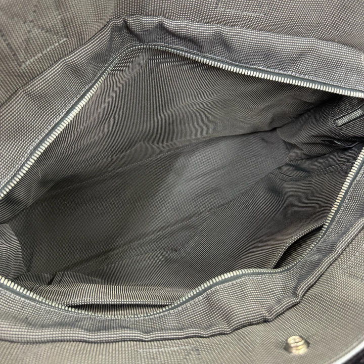 美品☆HERMES エルメス エールライン MM シルバー金具 セリエ金具 キャンバス トートバッグ ハンドバッグ グレー フランス製 レディース