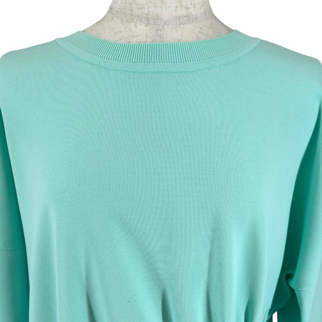 未使用品▲ISSEY MIYAKE イッセイミヤケ 24SS IM41KN778 LIGHT KNIT カットソー ミントグリーン 2 日本製 正規品 レディース 定価71500円