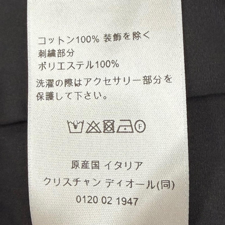 未使用品▼DIOR ディオール オム 24AW 493C507A6228 Couture embroidered shirt ロゴ刺繍 ベルト付 ロングスリーブ 長袖シャツ 40 正規品