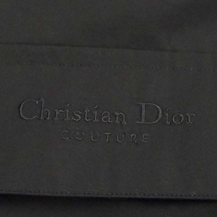 未使用品▼DIOR ディオール オム 24AW 493C507A6228 Couture embroidered shirt ロゴ刺繍 ベルト付 ロングスリーブ 長袖シャツ 40 正規品