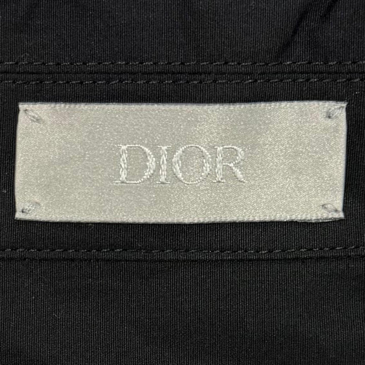 未使用品▼DIOR ディオール オム 24AW 493C507A6228 Couture embroidered shirt ロゴ刺繍 ベルト付 ロングスリーブ 長袖シャツ 40 正規品