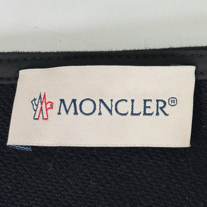 美品▲MONCLER モンクレール 2022年製 VESTITO ヴェスティート ロゴワッペン 半袖 ワンピース ブラック S トルコ製 正規品 レディース