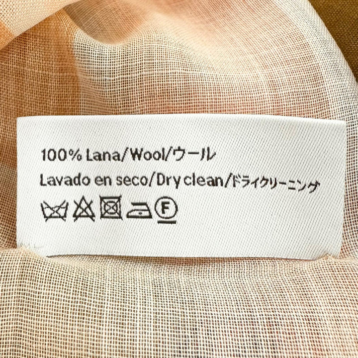 極美品▲LOEWE ロエベ ウール100％ パズル 大判 フリンジ付き スカーフ マルチカラー イタリア製 正規品 レディース