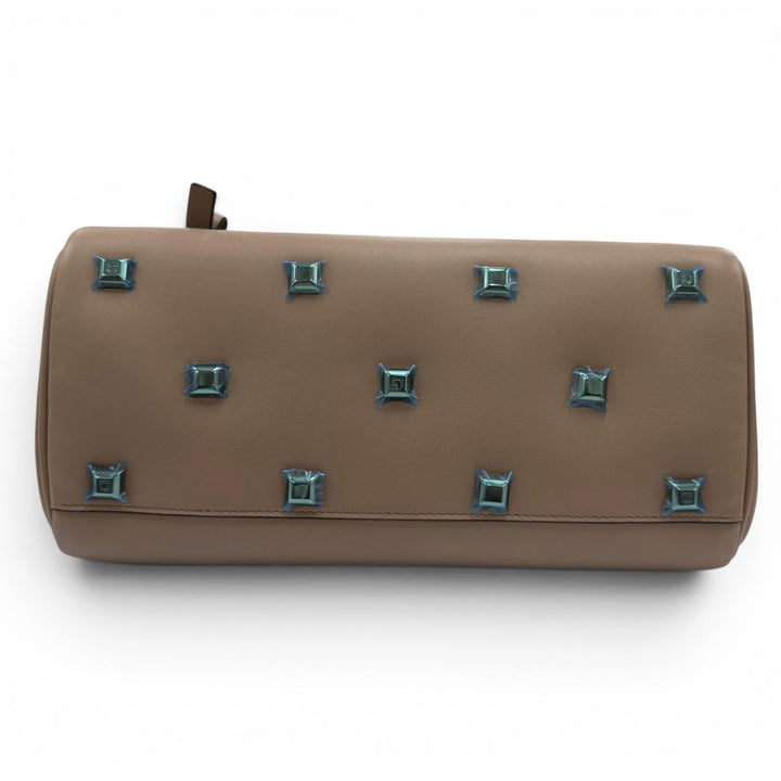 極美品☆Salvatore Ferragamo サルヴァトーレフェラガモ スタジオ ガンチーニ ソフト レザー 2WAY ショルダー・ハンドバッグ ブラウン系