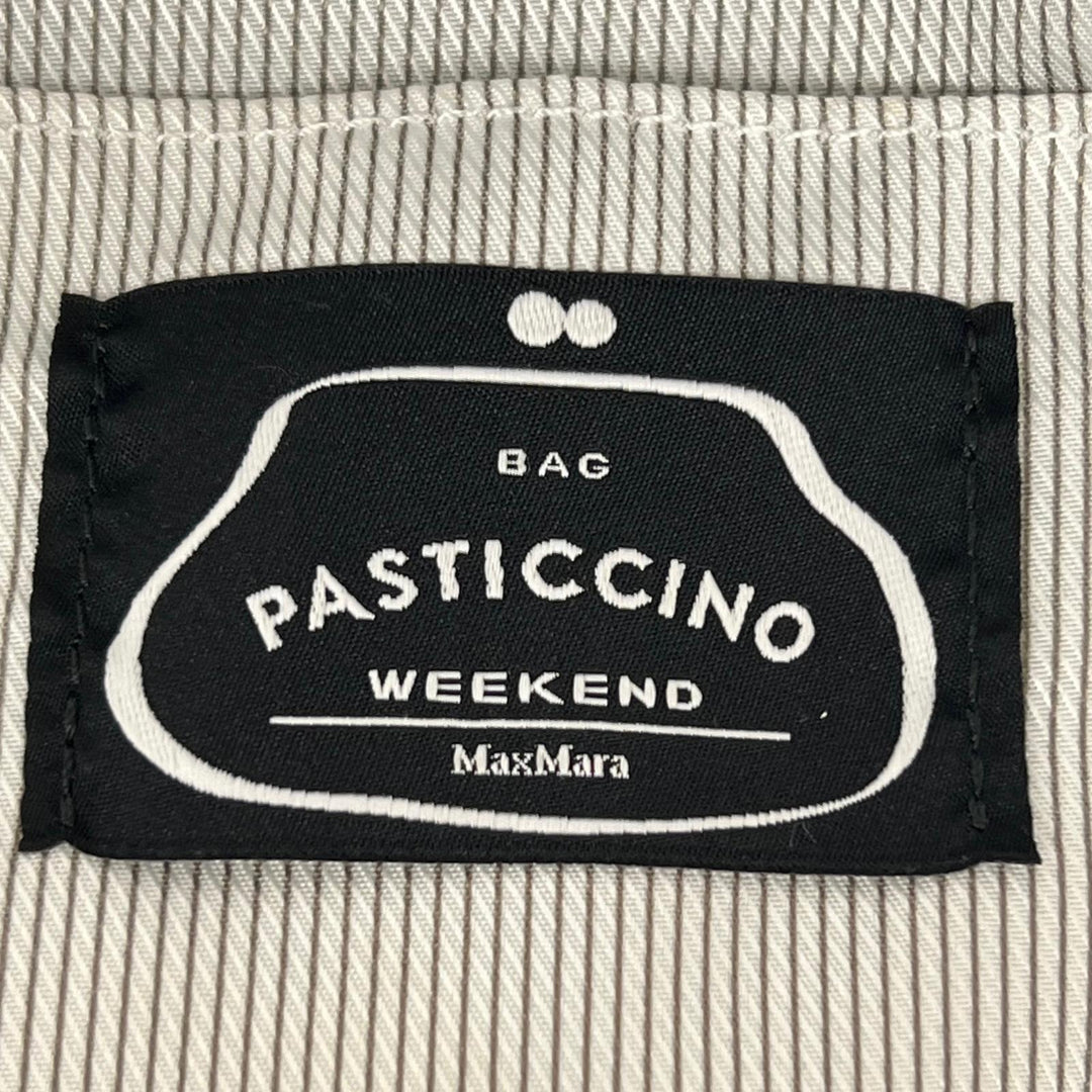 極美品▲Max Mara マックスマーラ 2024年製 PASTICCINO パスティチーノ エコファー 2WAY がま口バッグ ショルダーバッグ ブラック 正規品