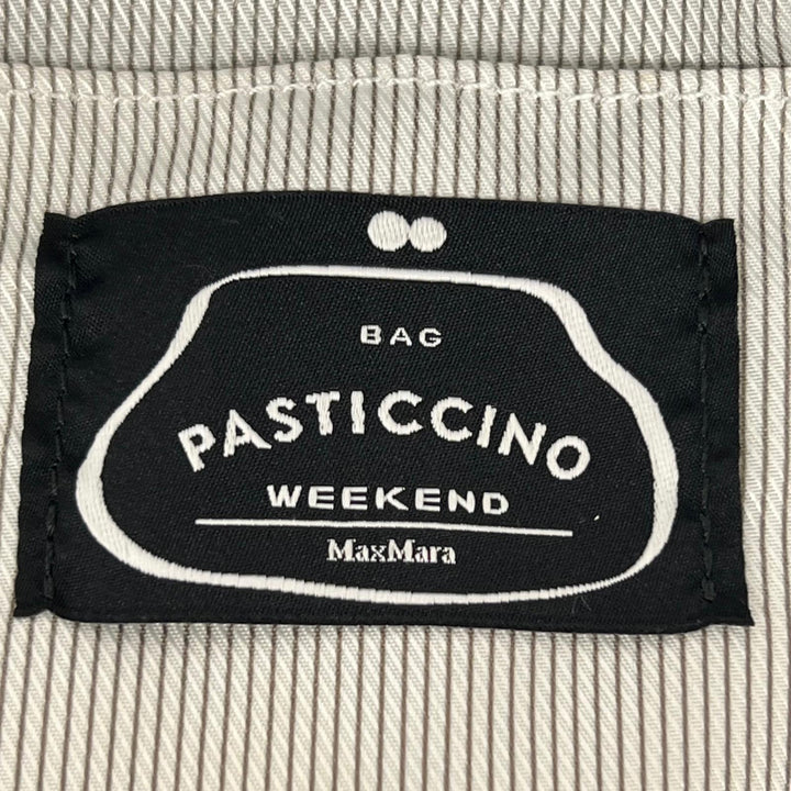 極美品▲Max Mara マックスマーラ 2024年製 PASTICCINO パスティチーノ エコファー 2WAY がま口バッグ ショルダーバッグ ブラック 正規品