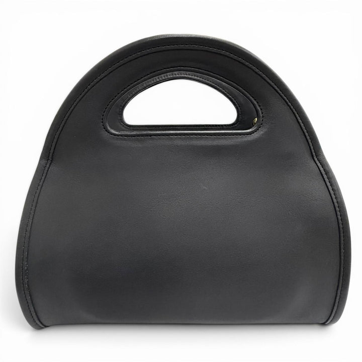 極美品△COACH コーチ ヴィンテージ 9942 グローブレザー オールドコーチ 2WAY ハンドバッグ ショルダーバッグ ブラック レディース