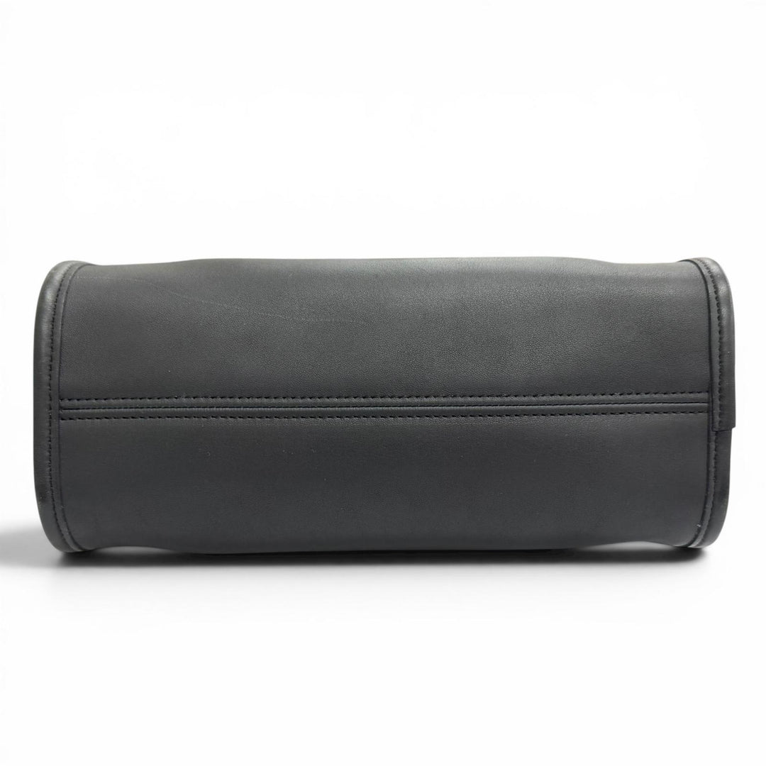 極美品△COACH コーチ ヴィンテージ 9942 グローブレザー オールドコーチ 2WAY ハンドバッグ ショルダーバッグ ブラック レディース
