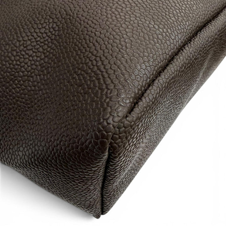美品☆Herve Chapelier エルベ・シャプリエ 704GP コーテッド キャンバス トートバッグ ブラウン ボルドー フランス製 レディース 保袋付