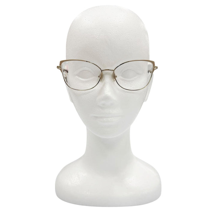 極美品▼TIFFANY&amp;Co. ティファニー マーブル メガネ 眼鏡 アイウェア ゴールド クリアブラウン 53□16 140 度入 レディース ユニセックス