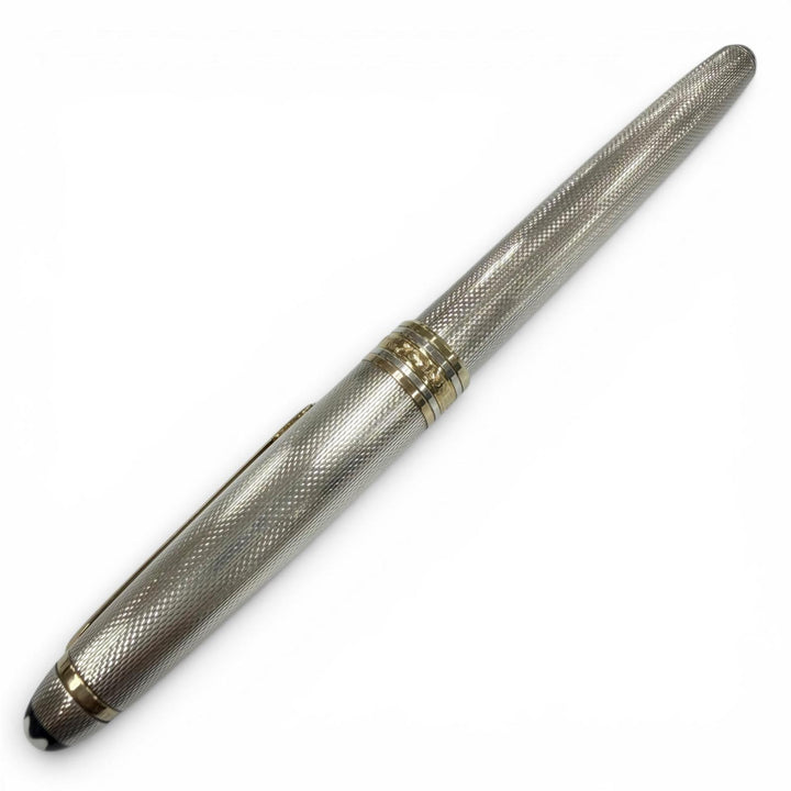 極美品▼MONTBLANC モンブラン ヴィンテージ マイスターシュテュック ソリテール バーレイ 925 ボールペン 重量37.35g 筆記確認済み