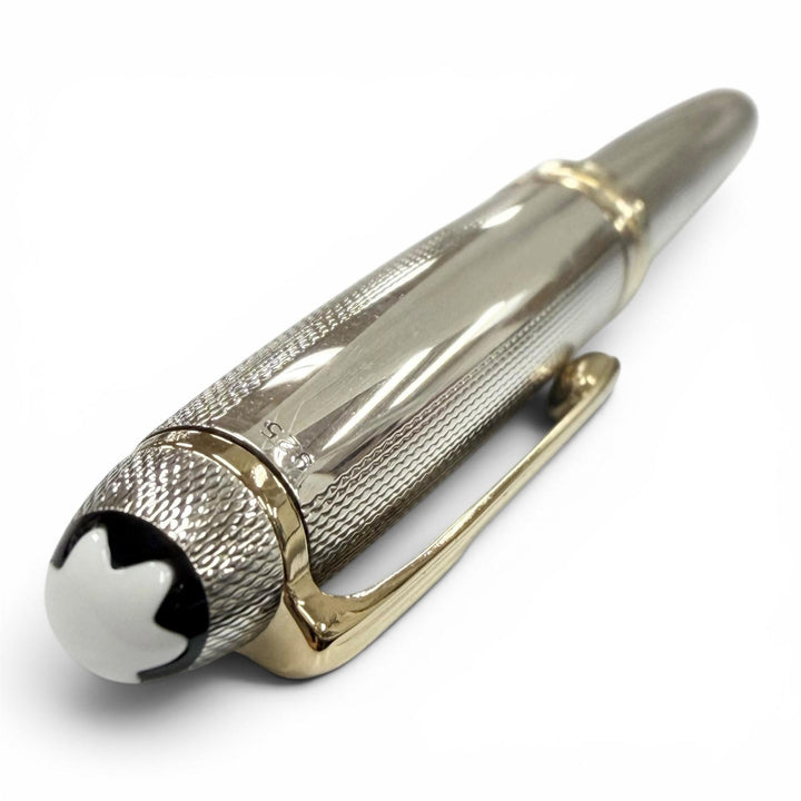 極美品▼MONTBLANC モンブラン ヴィンテージ マイスターシュテュック ソリテール バーレイ 925 ボールペン 重量37.35g 筆記確認済み